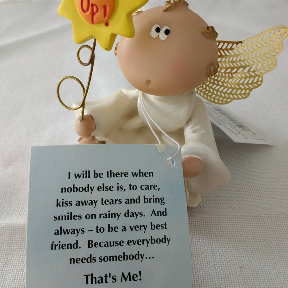 Kirk’s Kritters Angel Cheeks figurine - Cheer Up - Picture 3 of 3